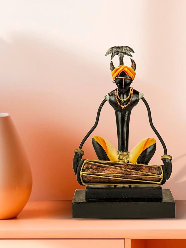 Bastar Antique Art for Home Decor | Tribal Musician for Living Room